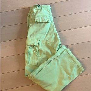 lime cargo pants